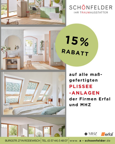 Plissee-Frühjahrsaktion