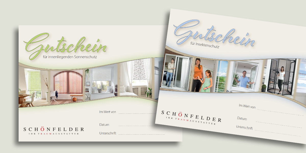 Gutscheine für Sonnen- und Insektenschutz